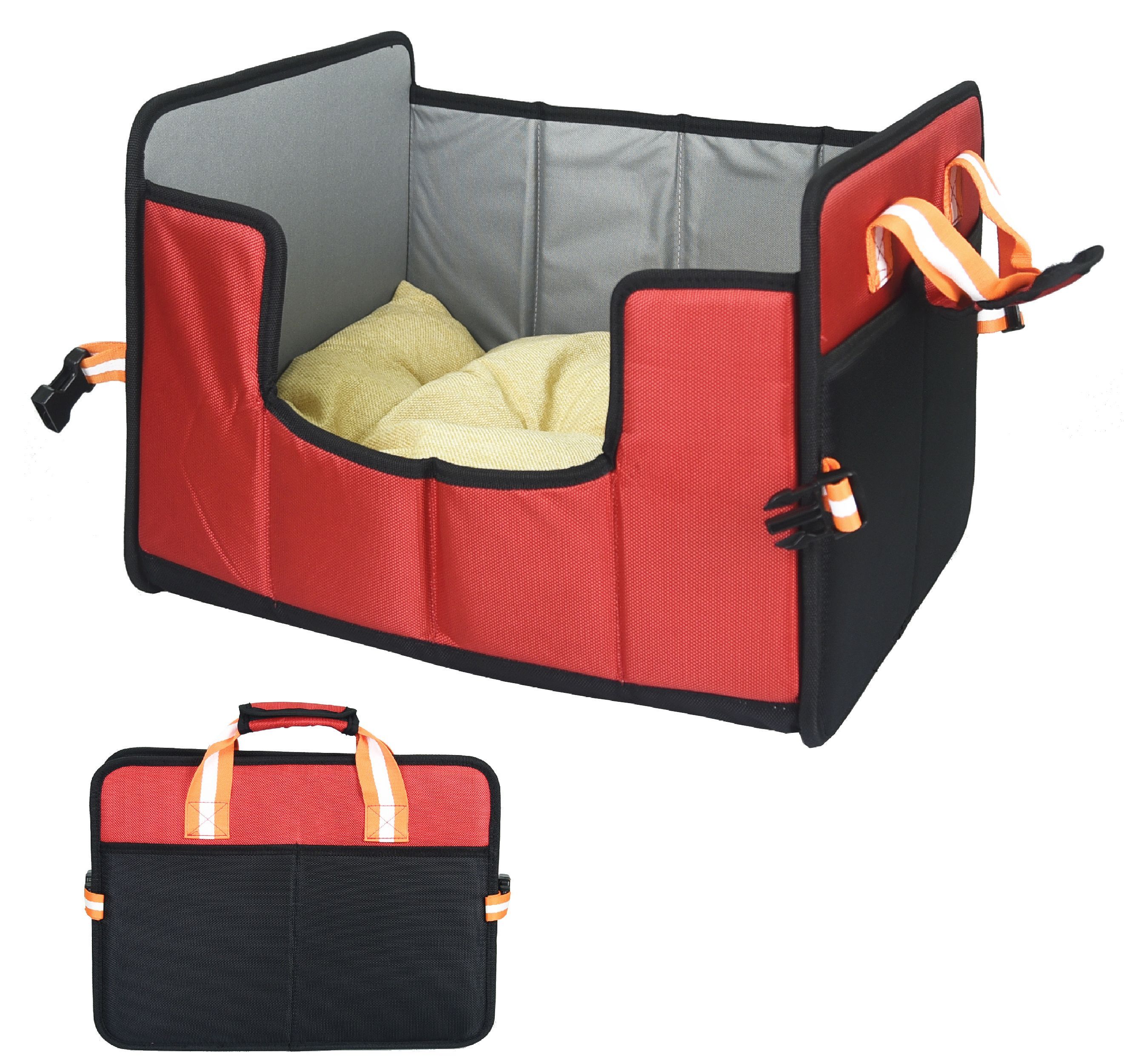 Pet Life Travel-Nest Folding Travel Cat and Dog Bed
