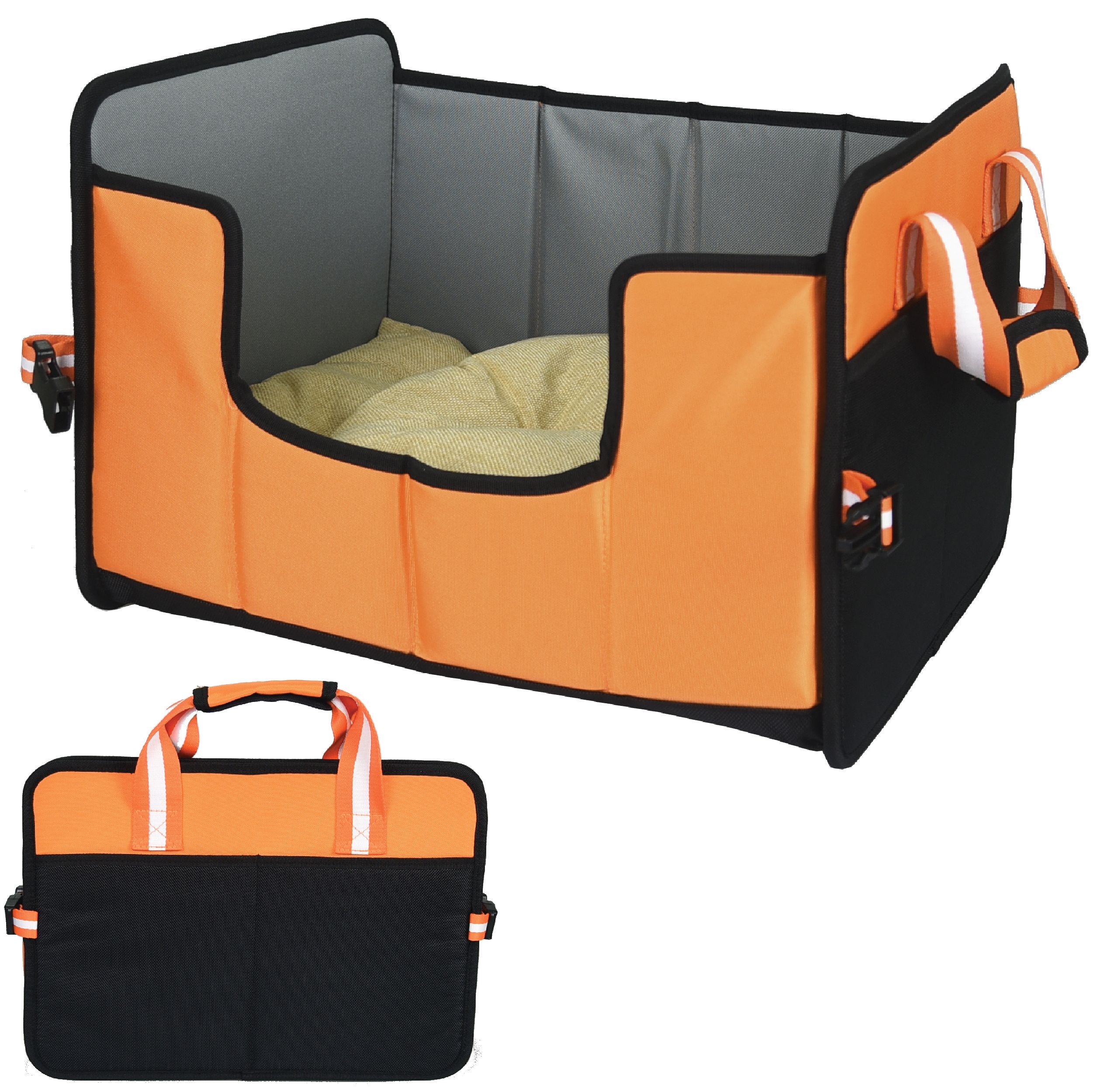 Pet Life Travel-Nest Folding Travel Cat and Dog Bed
