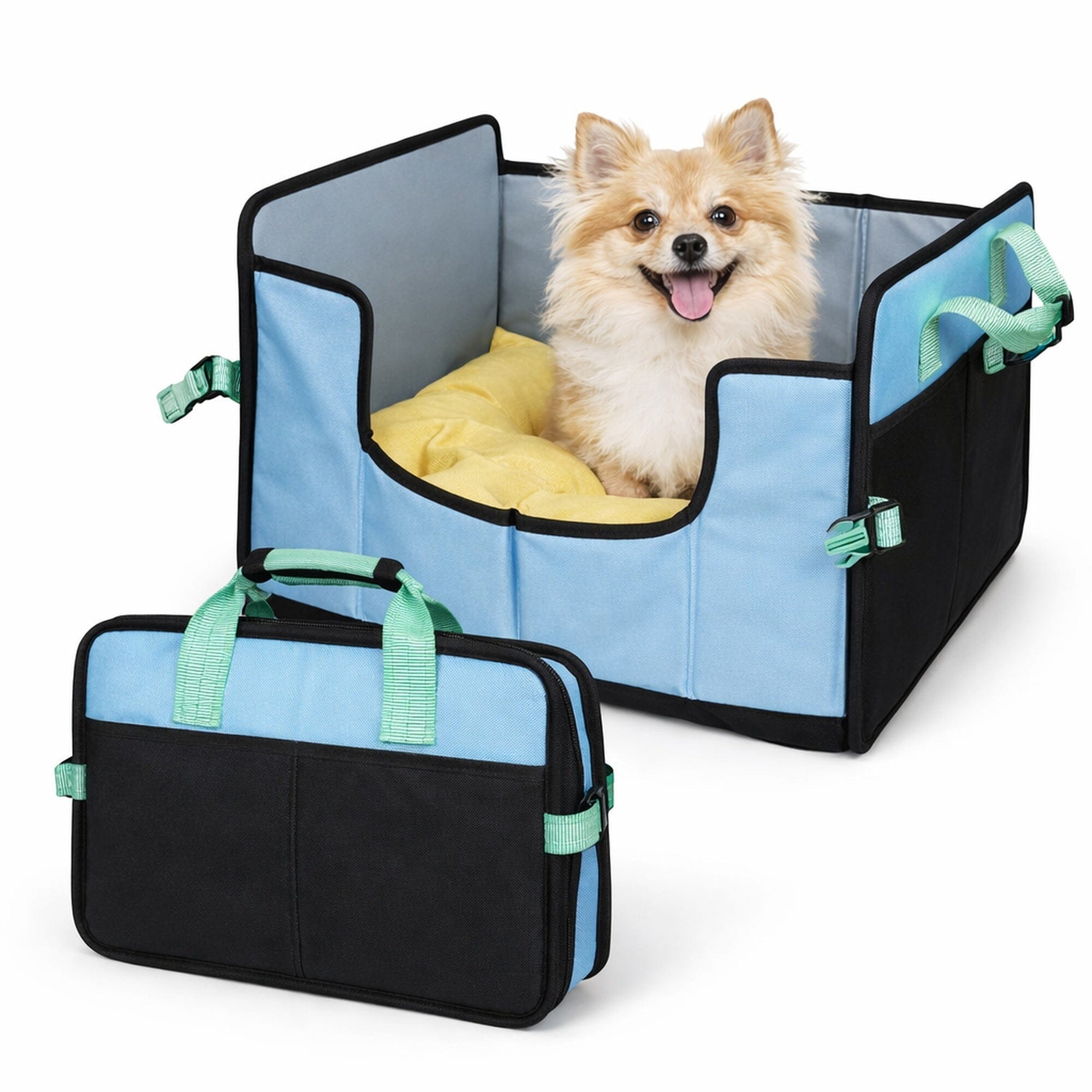 Pet Life Travel-Nest Folding Travel Cat and Dog Bed