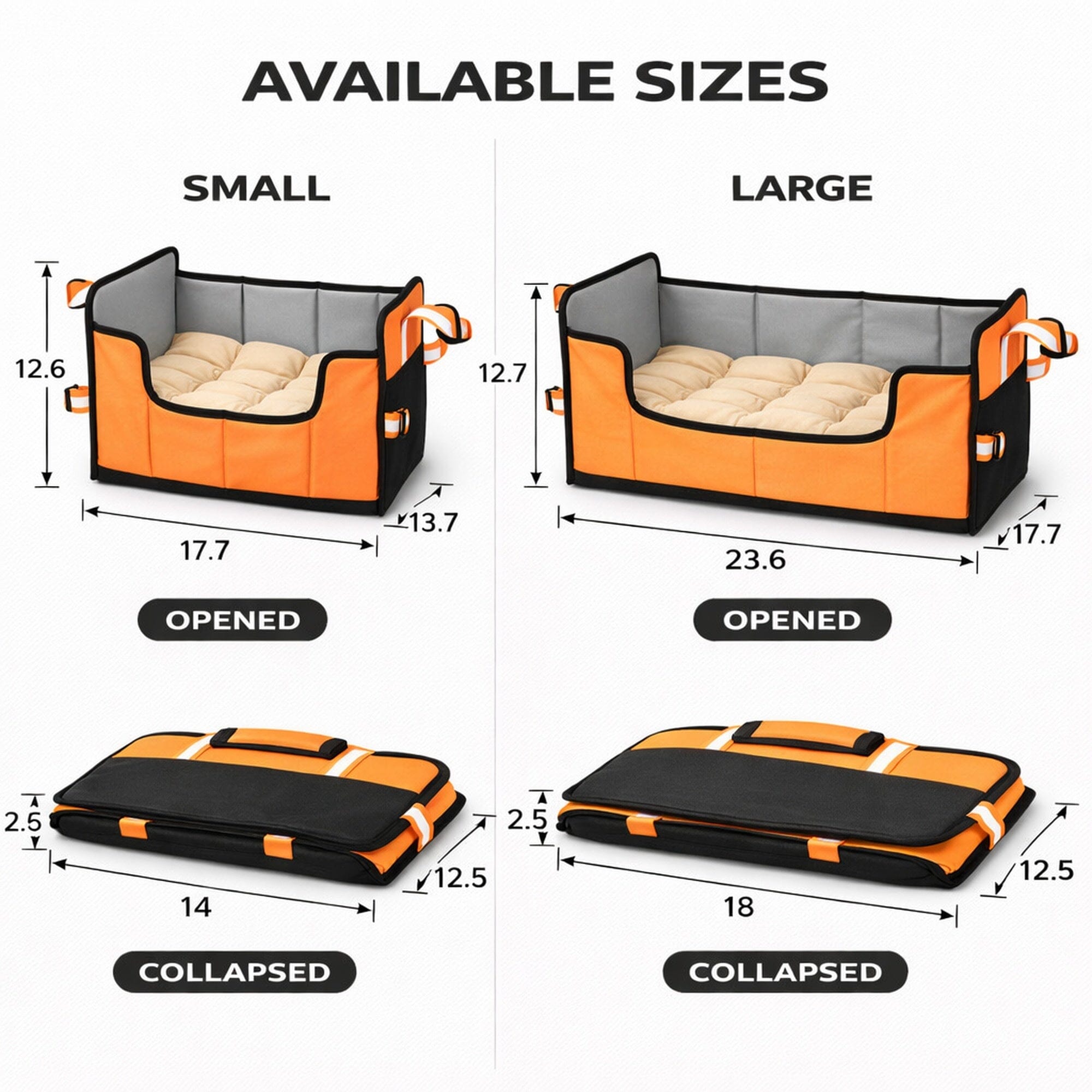 Pet Life Travel-Nest Folding Travel Cat and Dog Bed