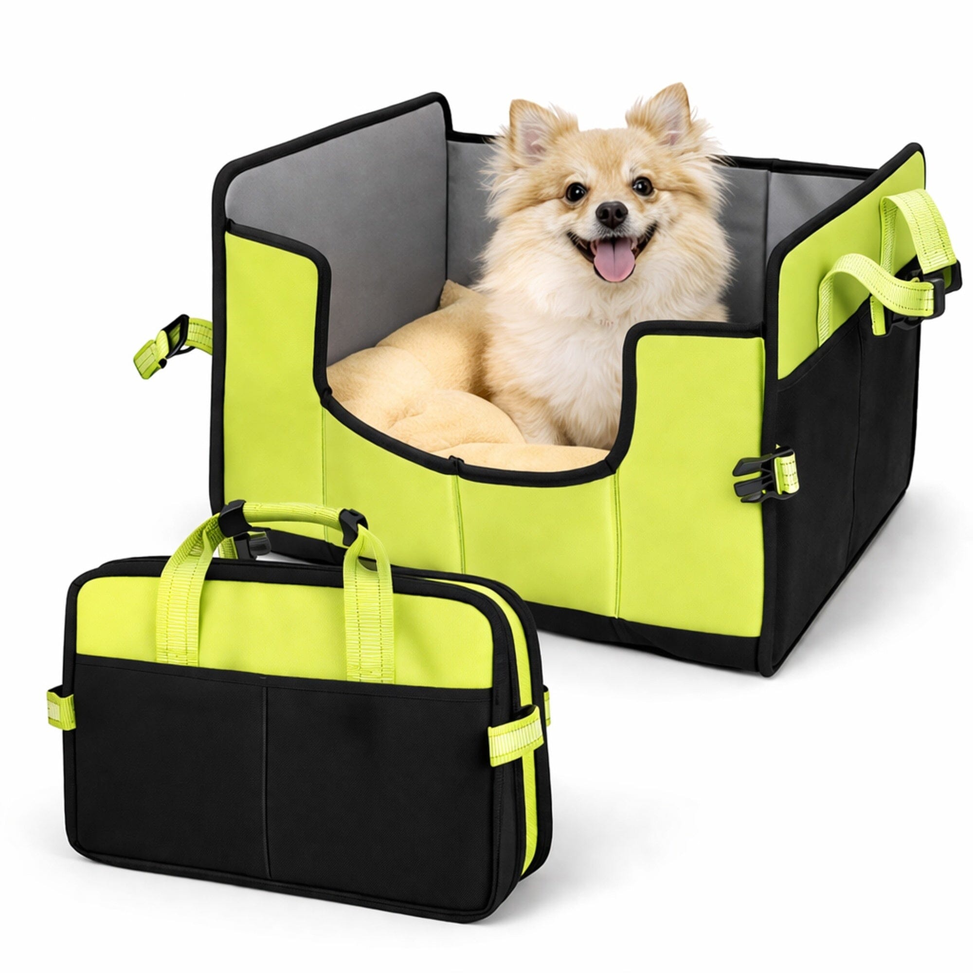Pet Life Travel-Nest Folding Travel Cat and Dog Bed