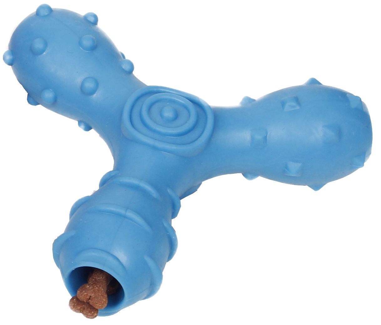 Pet Life ® Tri-Chew Treat Dispensing and Chewing Interactive TPR Dog Toy