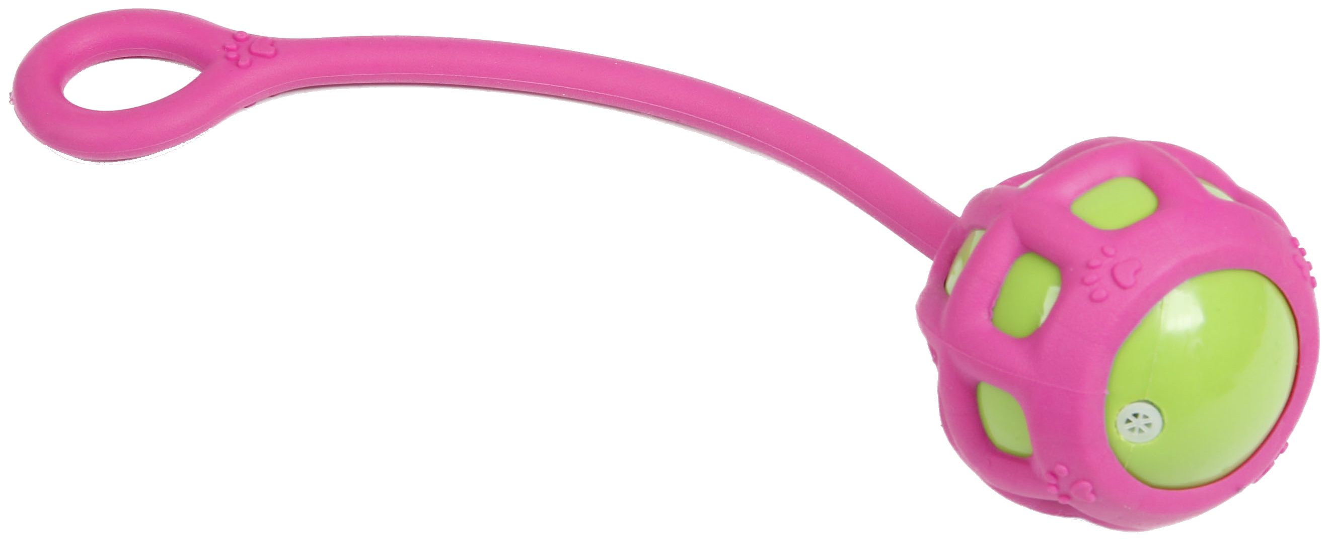 Pet Life Tug-O-Warp Fetching Tugging and Chew Squeaking TPR Dog Toy