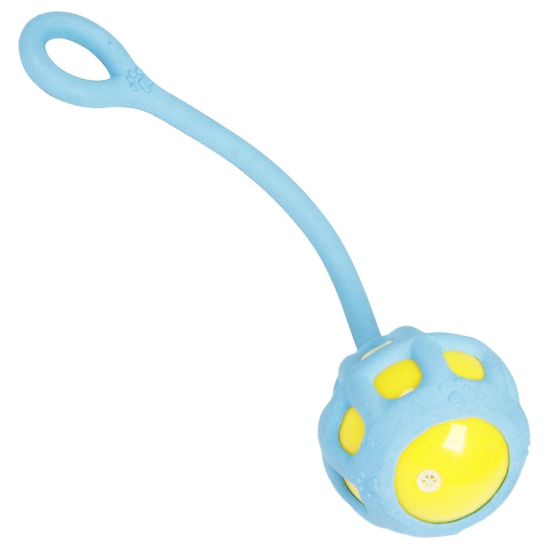 Pet Life Tug-O-Warp Fetching Tugging and Chew Squeaking TPR Dog Toy | HT Animal Supply