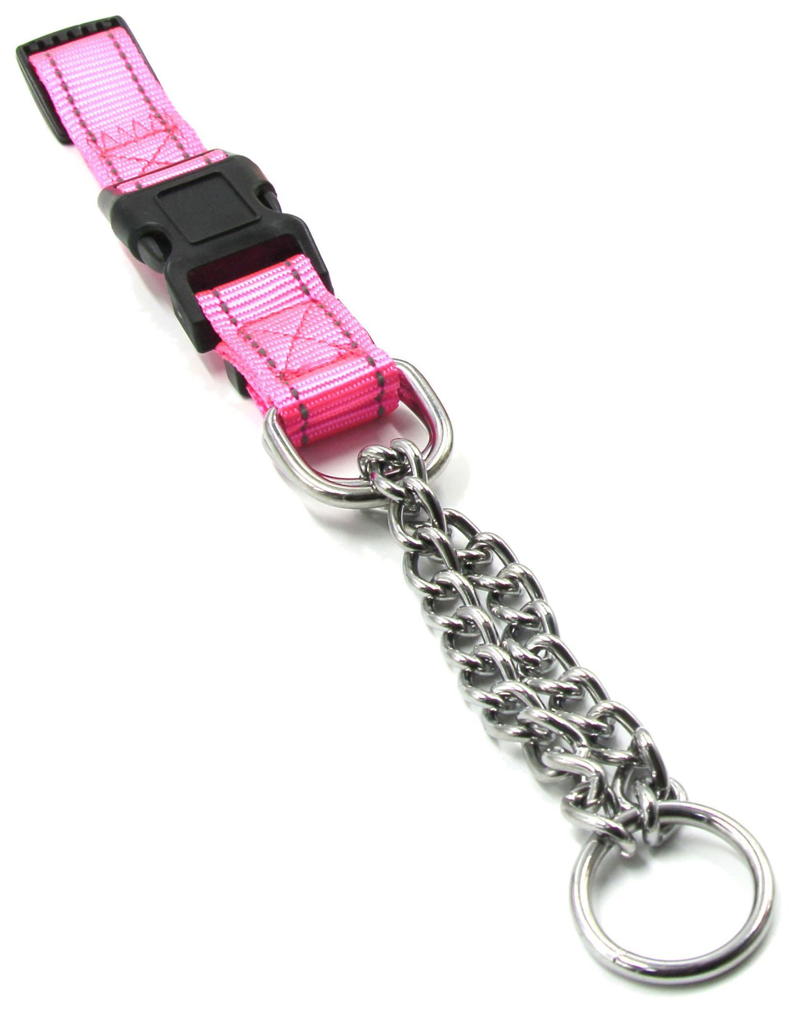 Pet Life ® Tutor-Sheild Martingale Safety and Training Chain Dog Collar