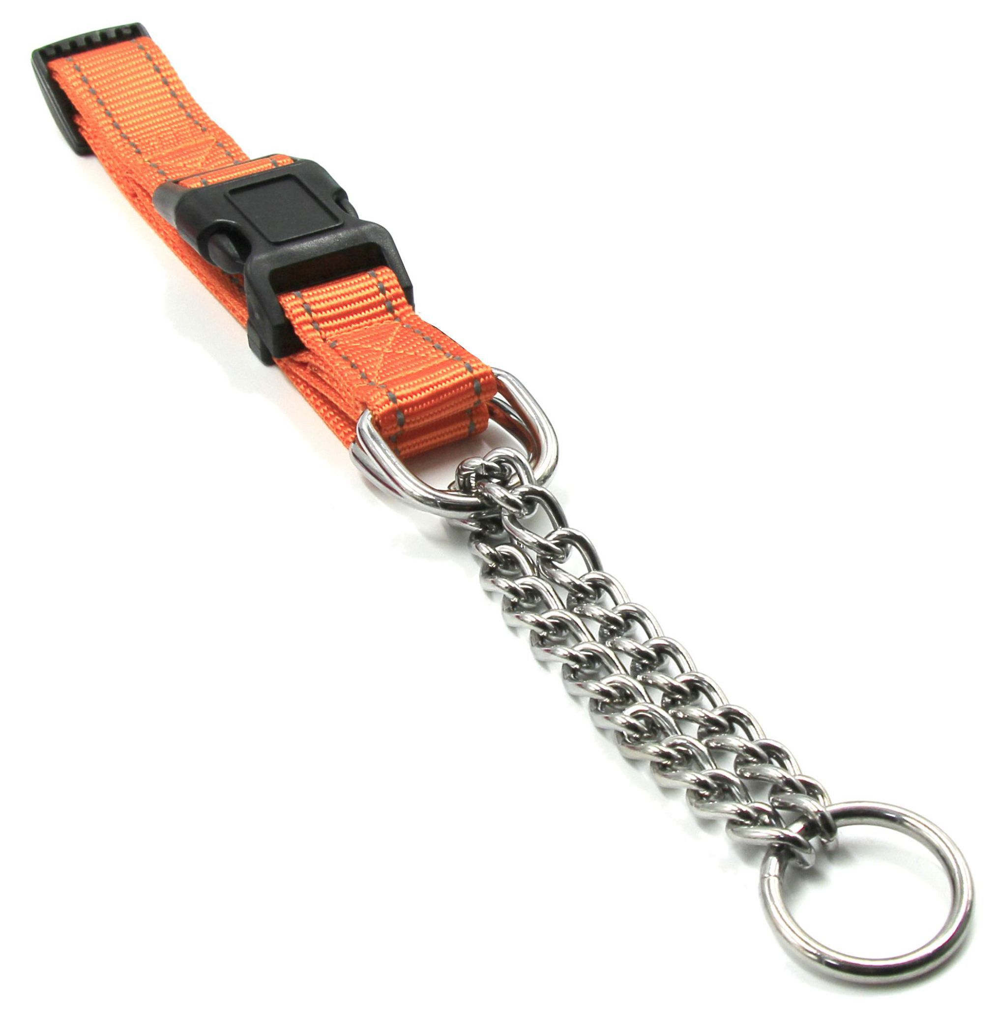 Pet Life Tutor-Sheild Martingale Safety and Training Chain Dog Collar