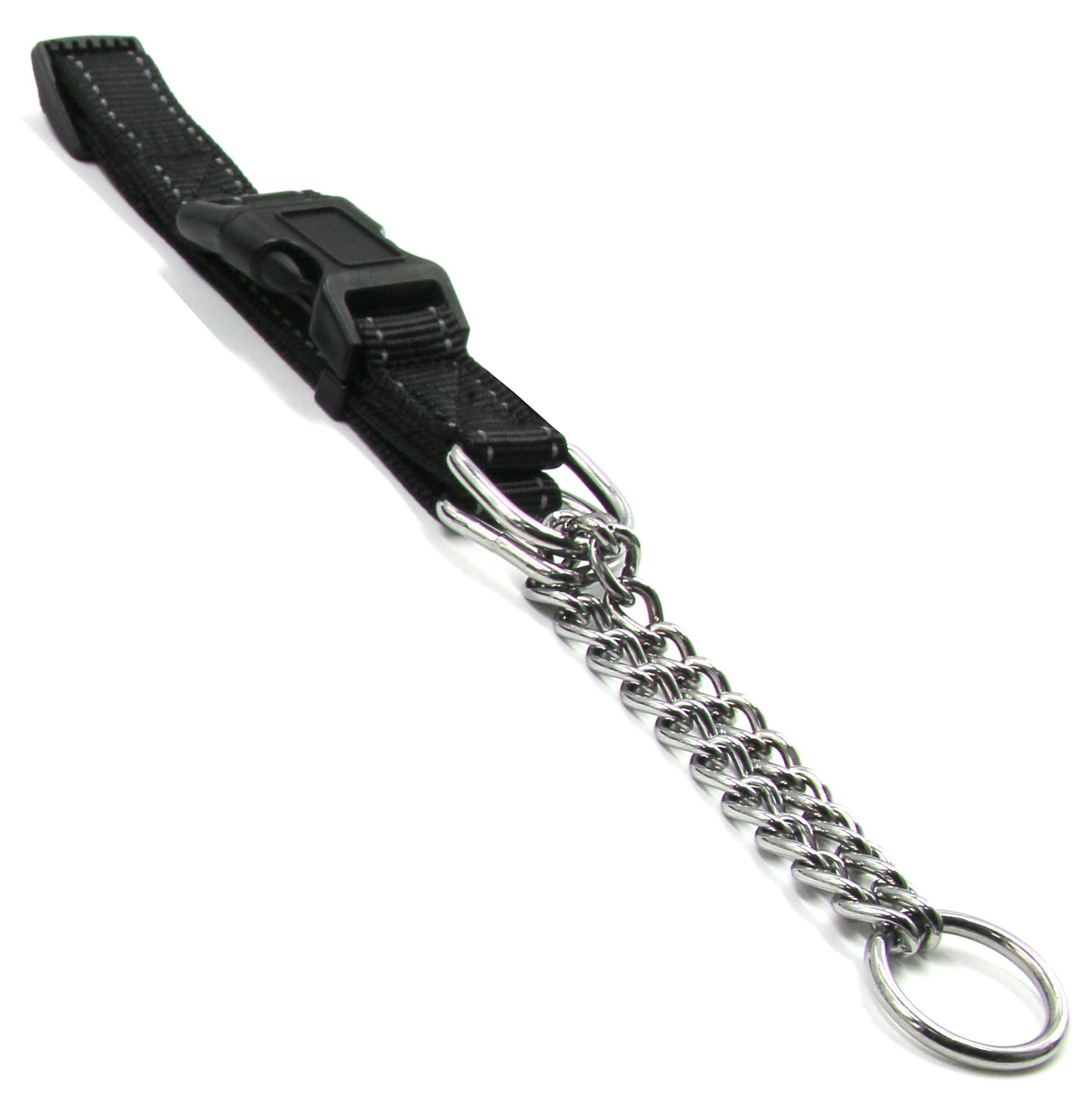 Pet Life Tutor-Sheild Martingale Safety and Training Chain Dog Collar