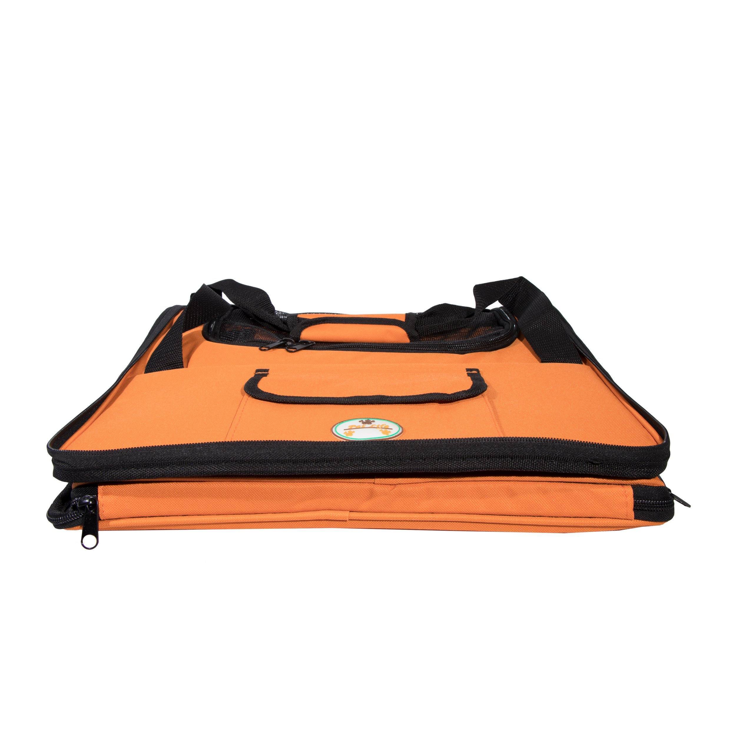 Pet Life Ultra-Lock Collapsible Safety Travel Wire Folding Pet Dog Carseat Car Seat Carrier crate