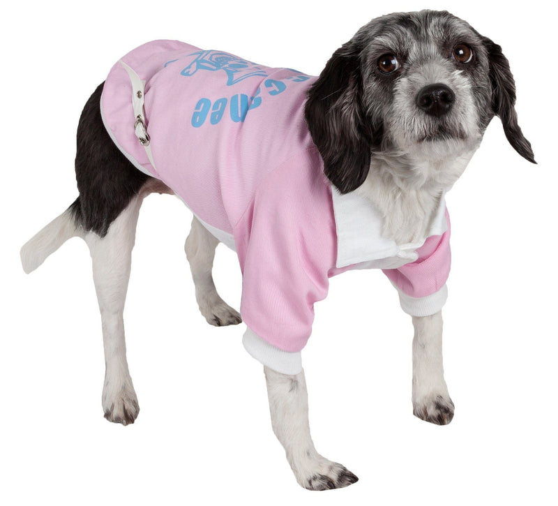 Pet Life Varsity-Barkcity Buckled Collared Dog Coat Jacket