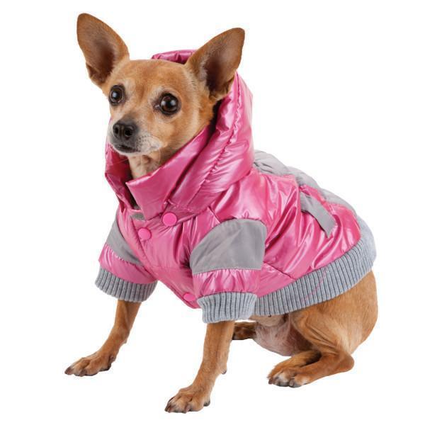 Pet Life Vintage Aspen 3M Insulated Sporty Ski Dog Jacket w/ Removable Hood
