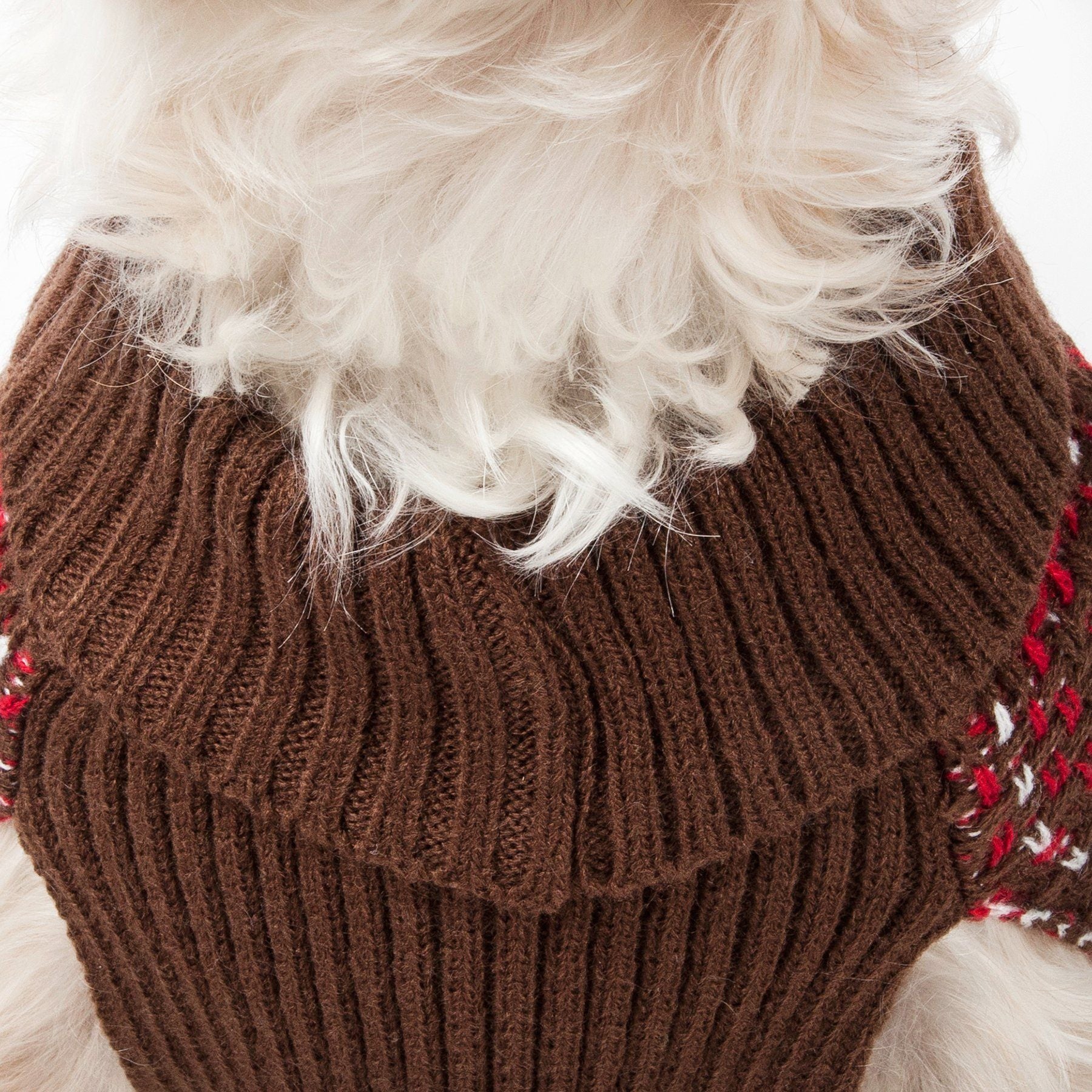 Pet Life Vintage Symphony Static Fashion Knitted Designer Dog Sweater