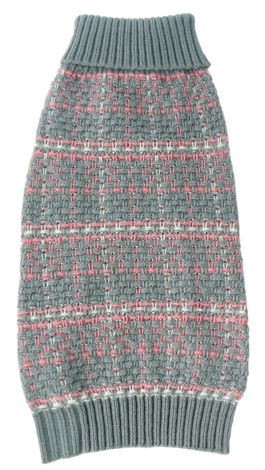 Pet Life Vintage Symphony Static Fashion Knitted Designer Dog Sweater