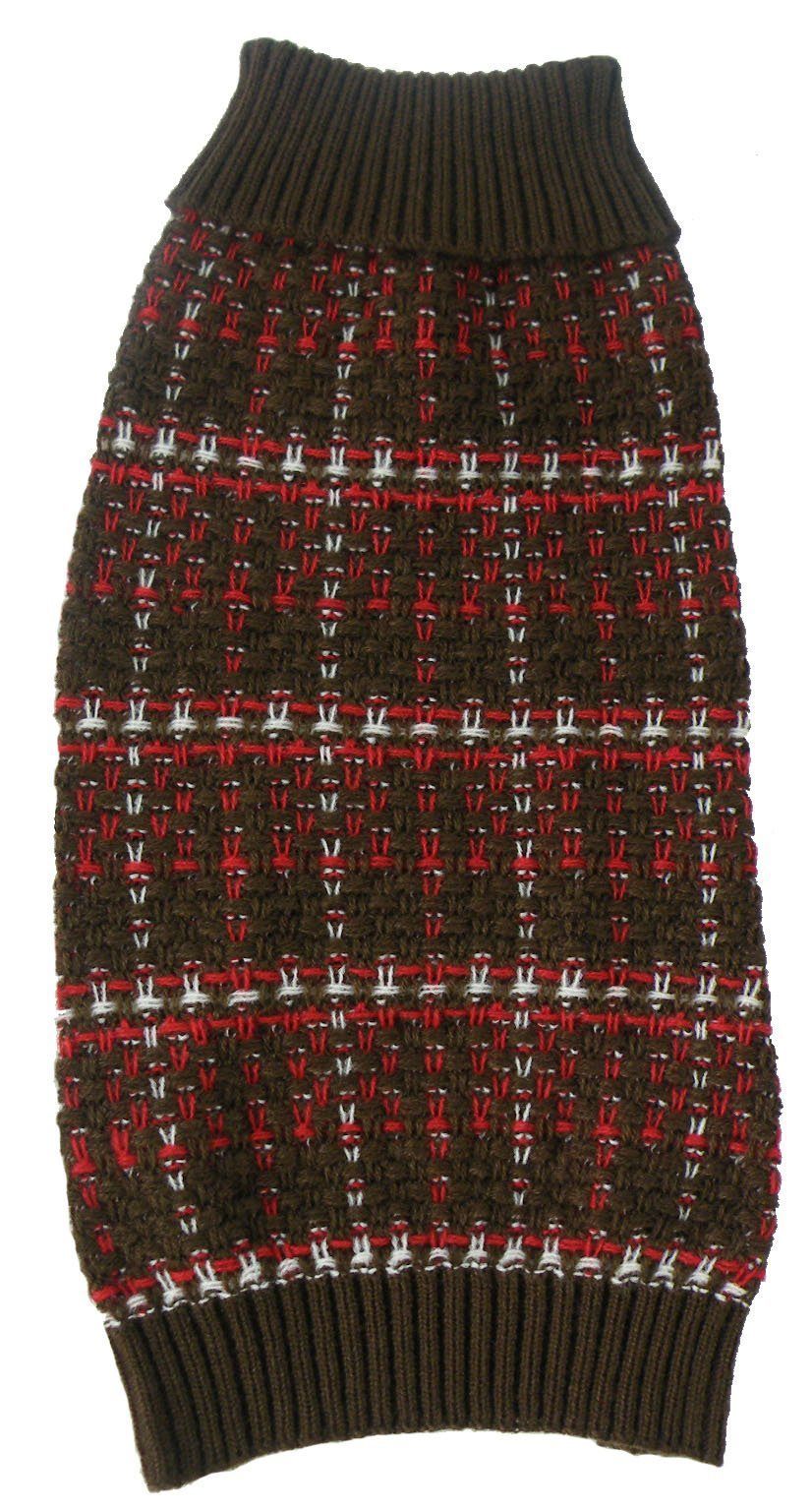 Pet Life Vintage Symphony Static Fashion Knitted Designer Dog Sweater