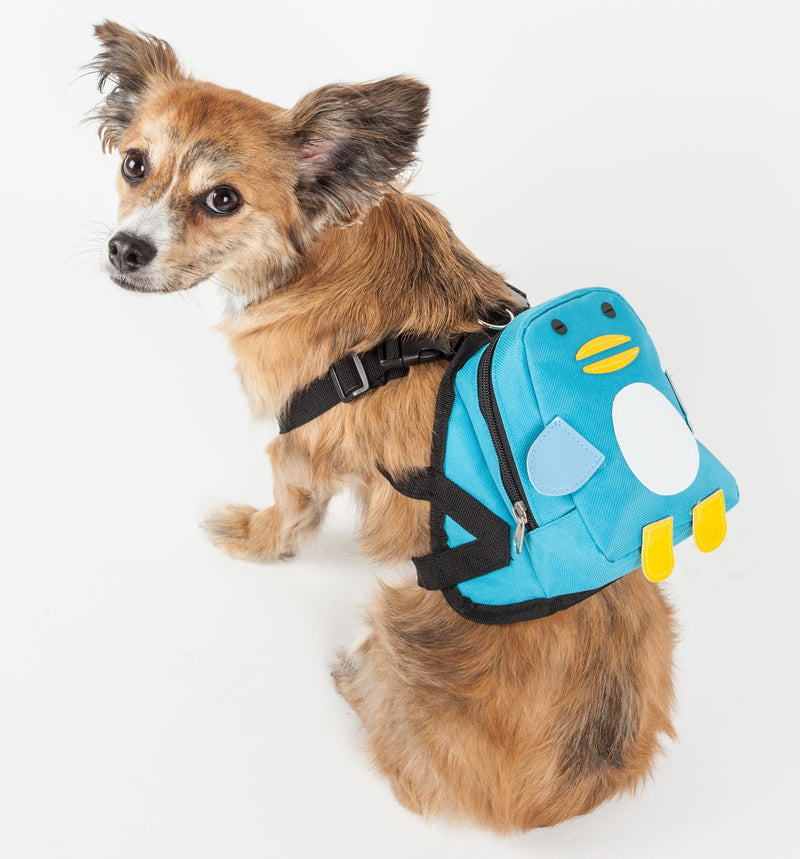 Pet Life Waggler Hobbler Large-Pocketed Animated Fashion Dog Harness Backpack
