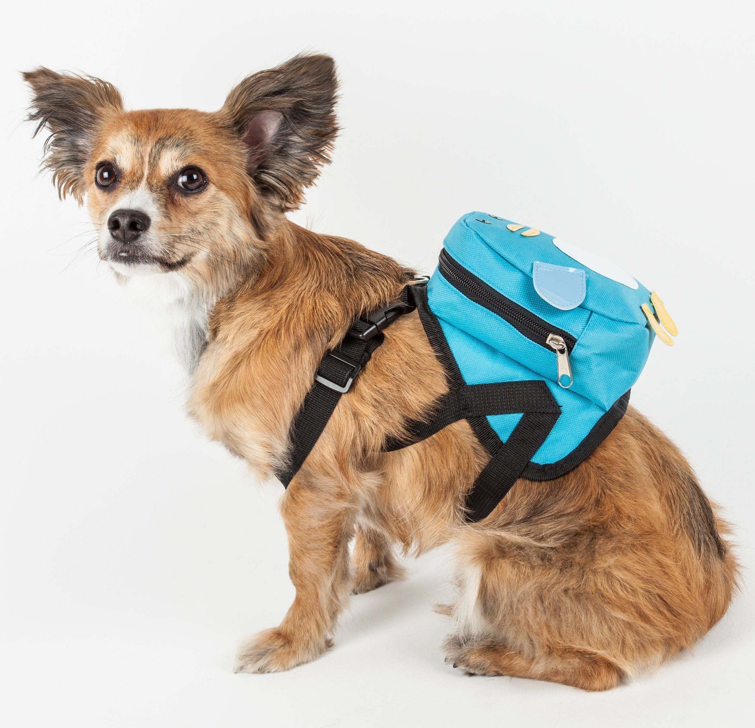 Pet Life Waggler Hobbler Large-Pocketed Animated Fashion Dog Harness Backpack