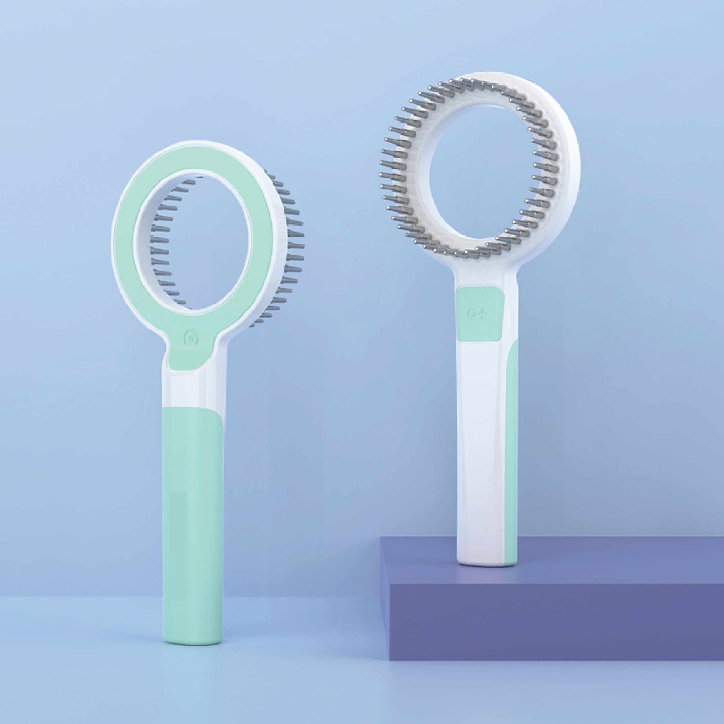 Pet Life ® WAGNIFY 360 Degree and Multi-Directional Modern Grooming Pet Rake Comb