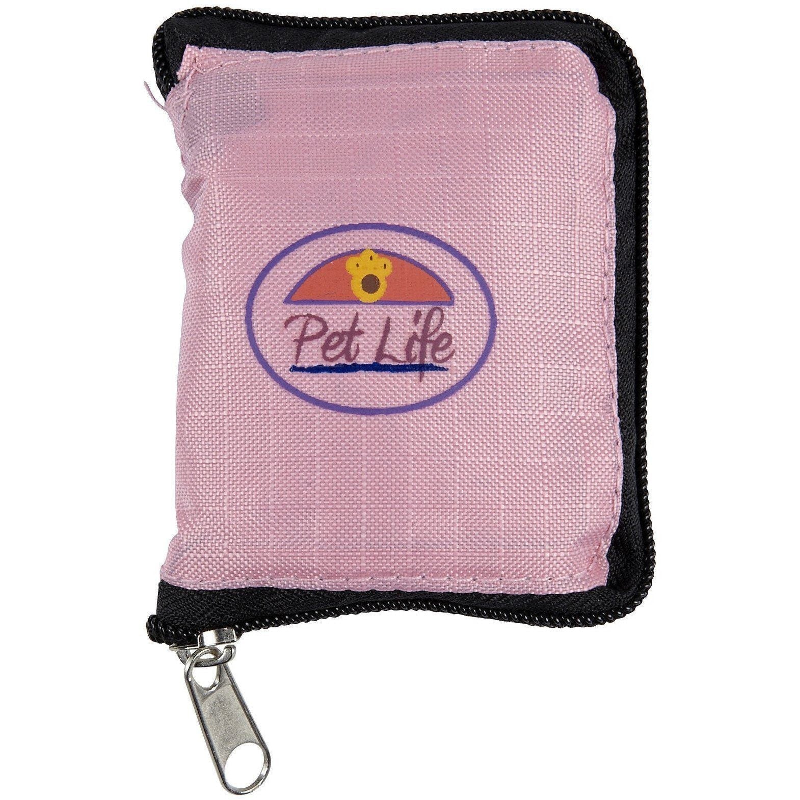 Pet Life Wallet Folding Waterproof Zippered Folding Pet Travel Cat and Dog Bowl