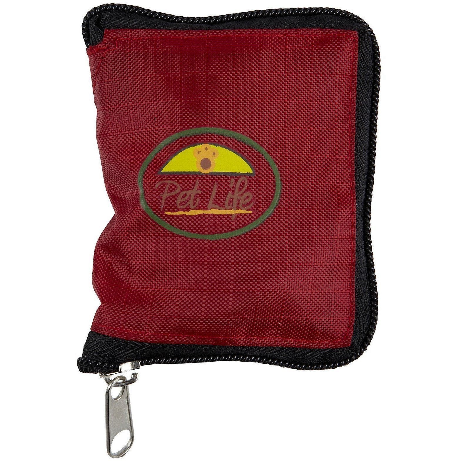 Pet Life Wallet Folding Waterproof Zippered Folding Pet Travel Cat and Dog Bowl