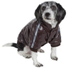 Pet Life ® Wuff-Rider Fashion Suede Stitched Dog Jacket