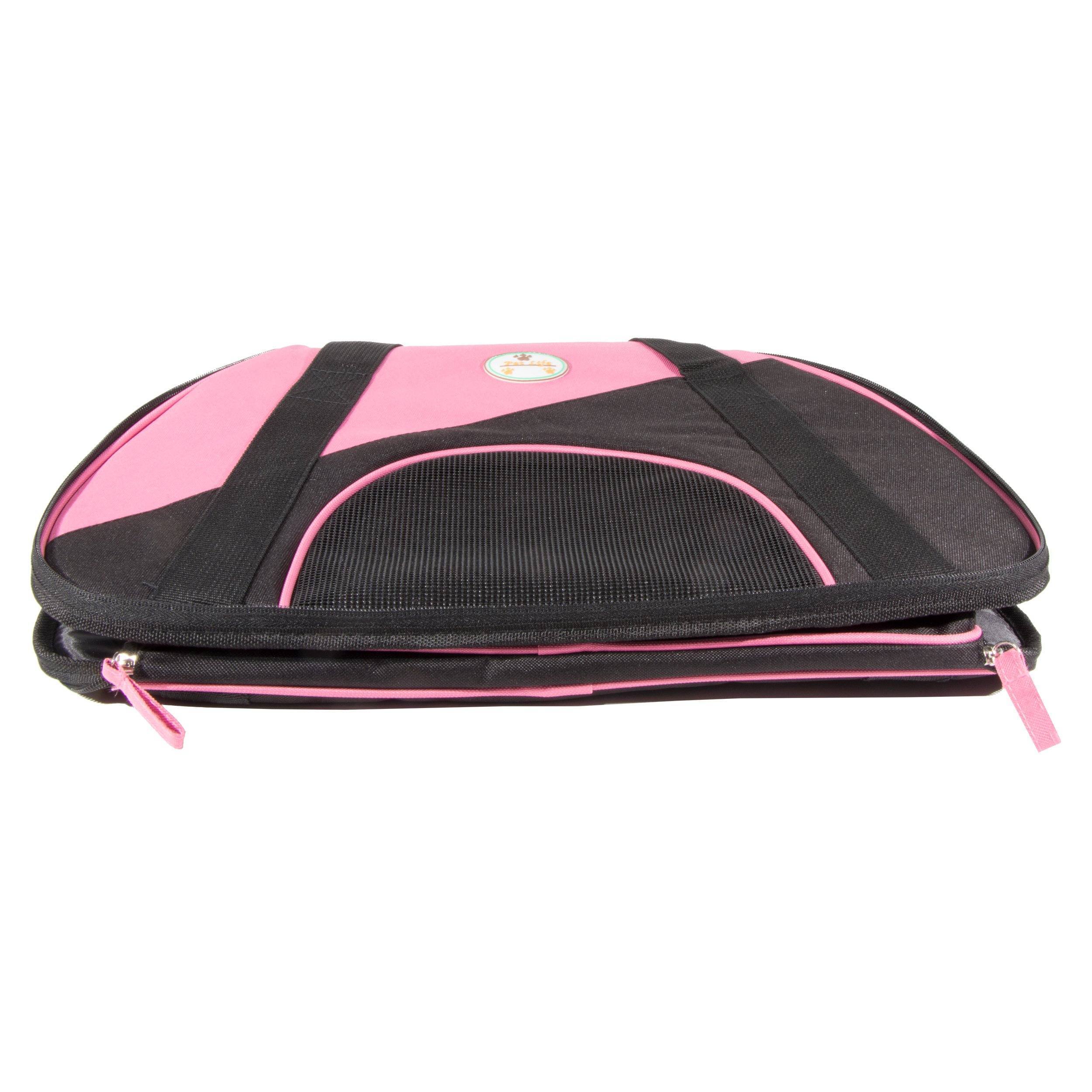 Pet Life Zip-N-Go Airline Approved Contoured Fashion Designer Pet Dog Carrier