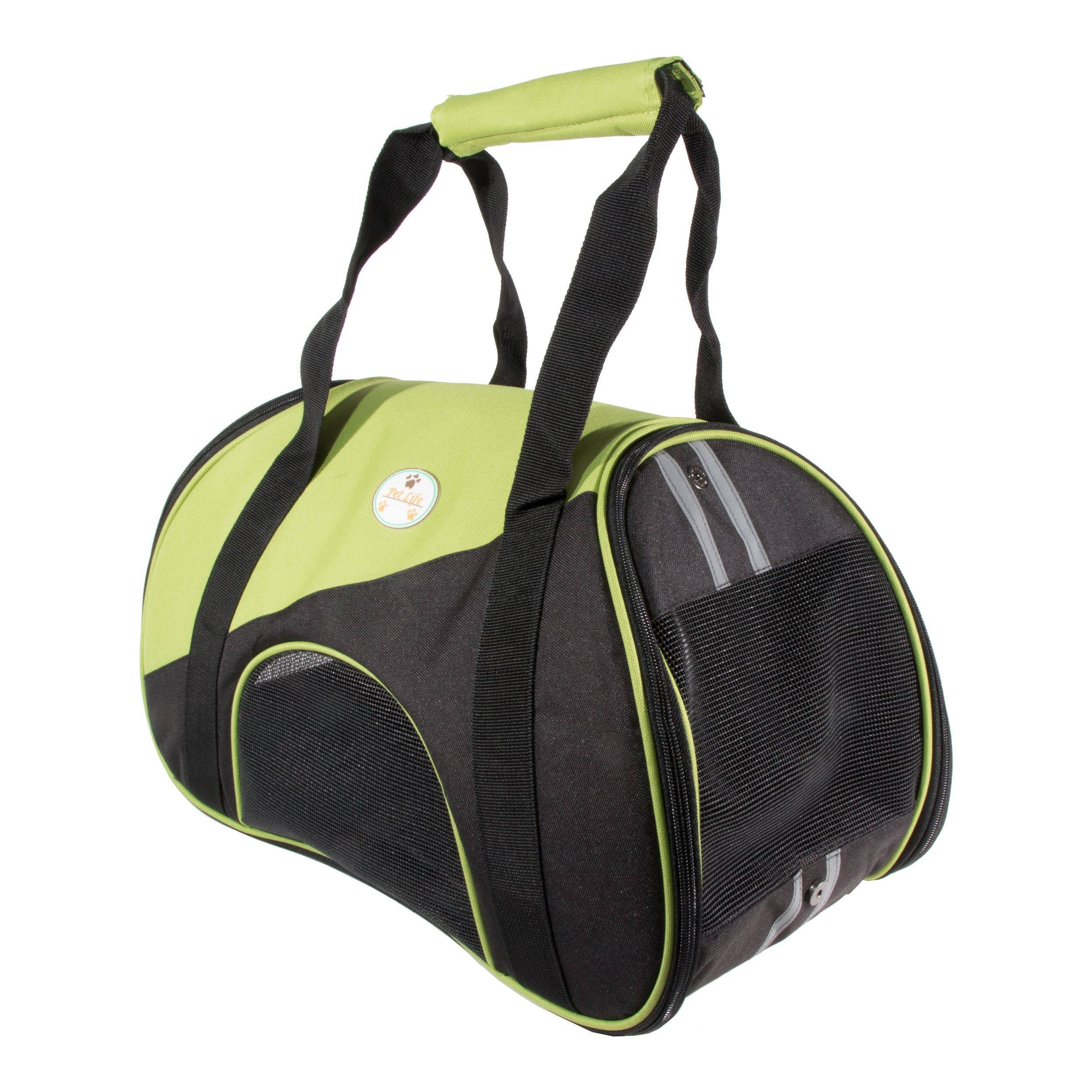 Pet Life ® Zip-N-Go Airline Approved Contoured Fashion Designer Pet Dog Carrier