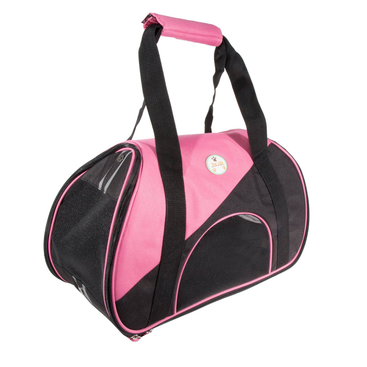 Pet Life Zip-N-Go Airline Approved Contoured Fashion Designer Pet Dog Carrier