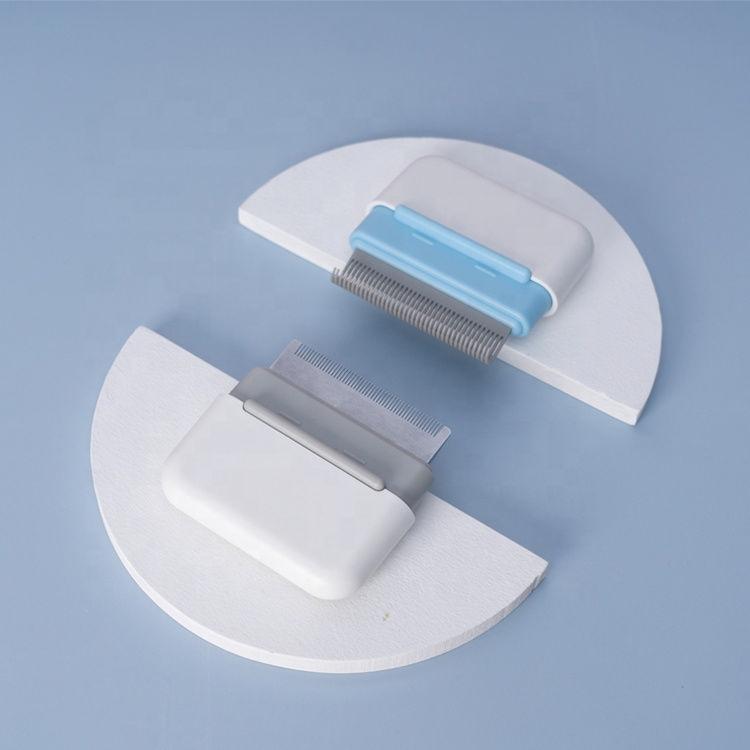 Pet Life ® Zipocket 2-in-1 Underake and Stainless Steel Travel Grooming Pet Comb