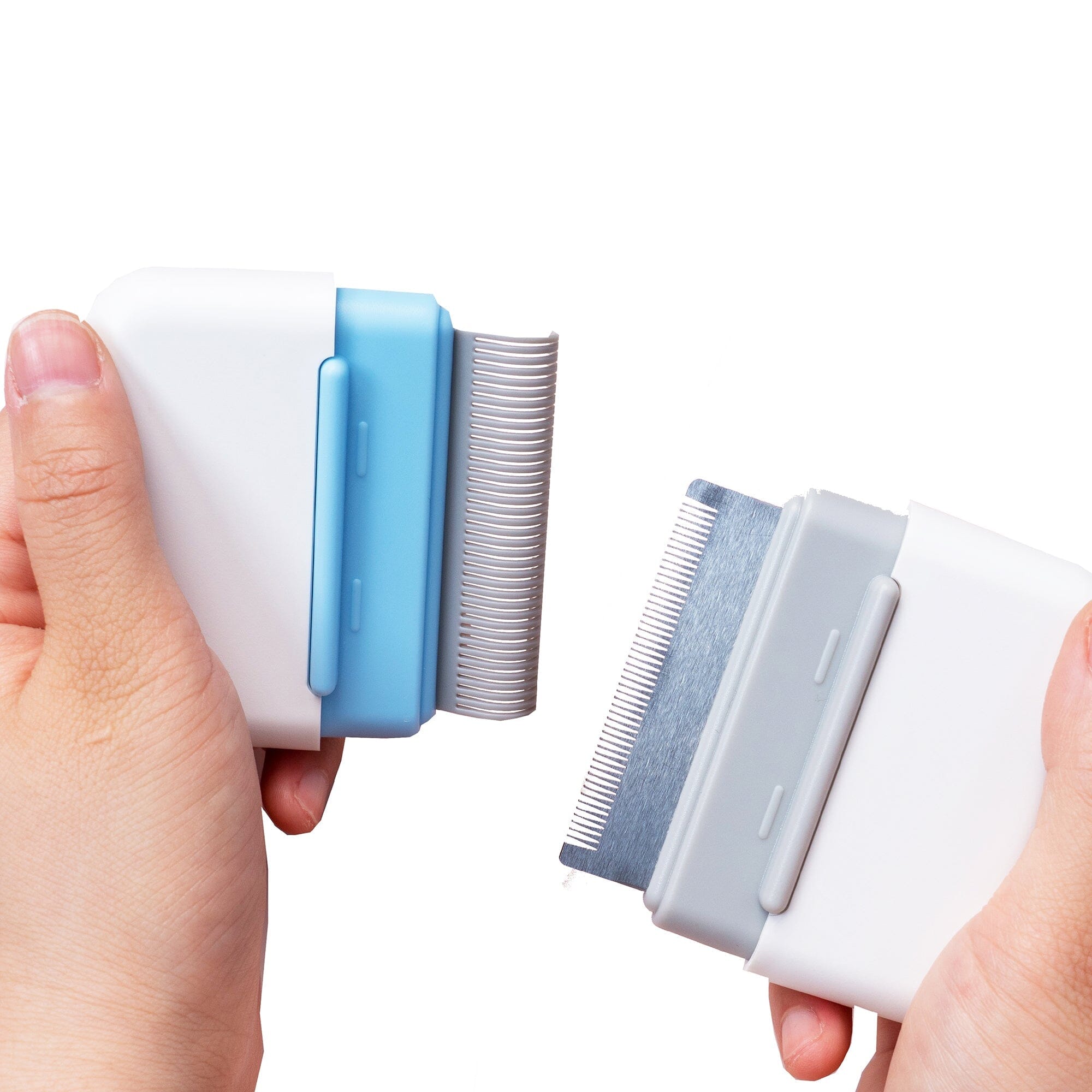 Pet Life Zipocket 2-in-1 Underake and Stainless Steel Travel Grooming Pet Comb | HT Animal Supply