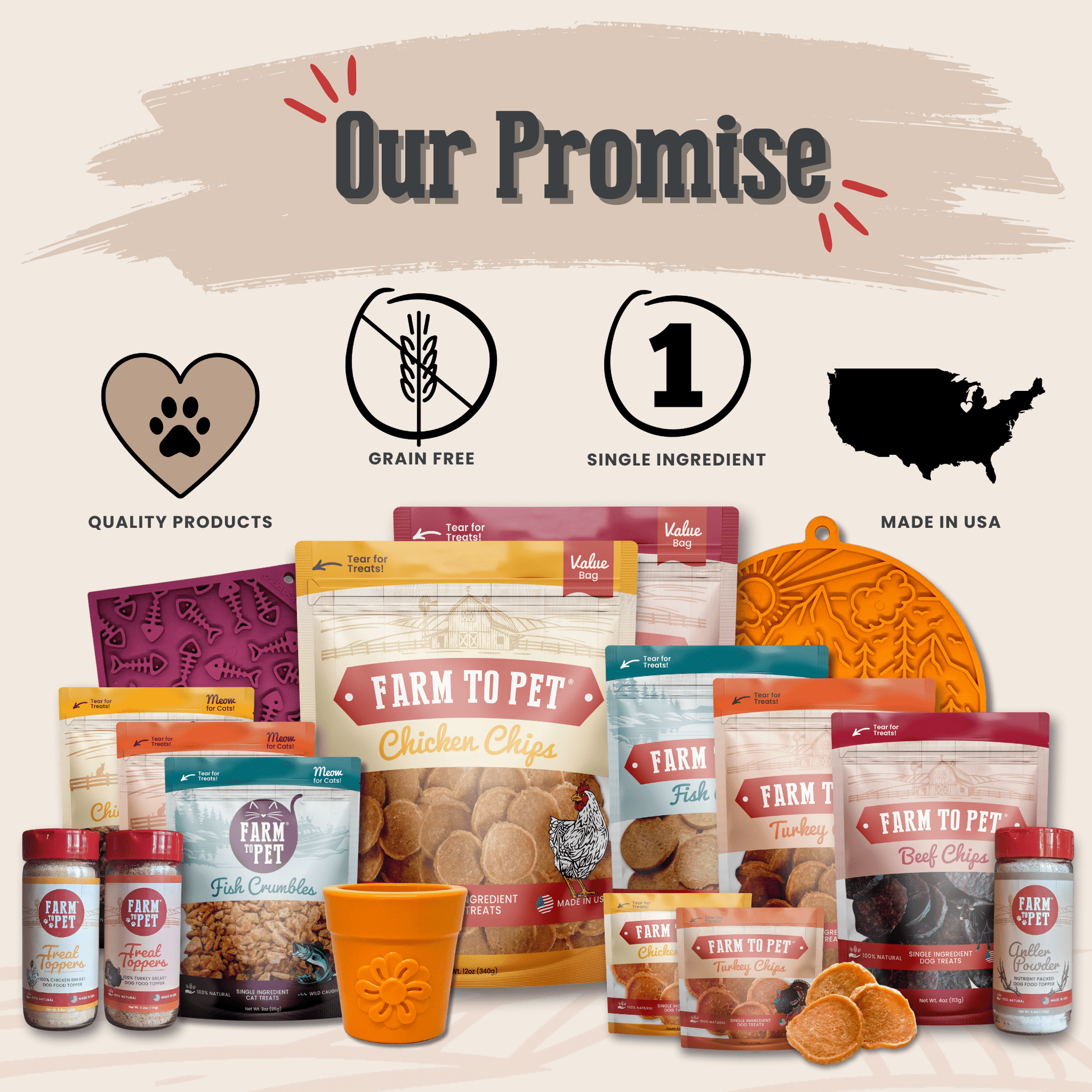 Farm To Pet Dog Treat Dispensers
