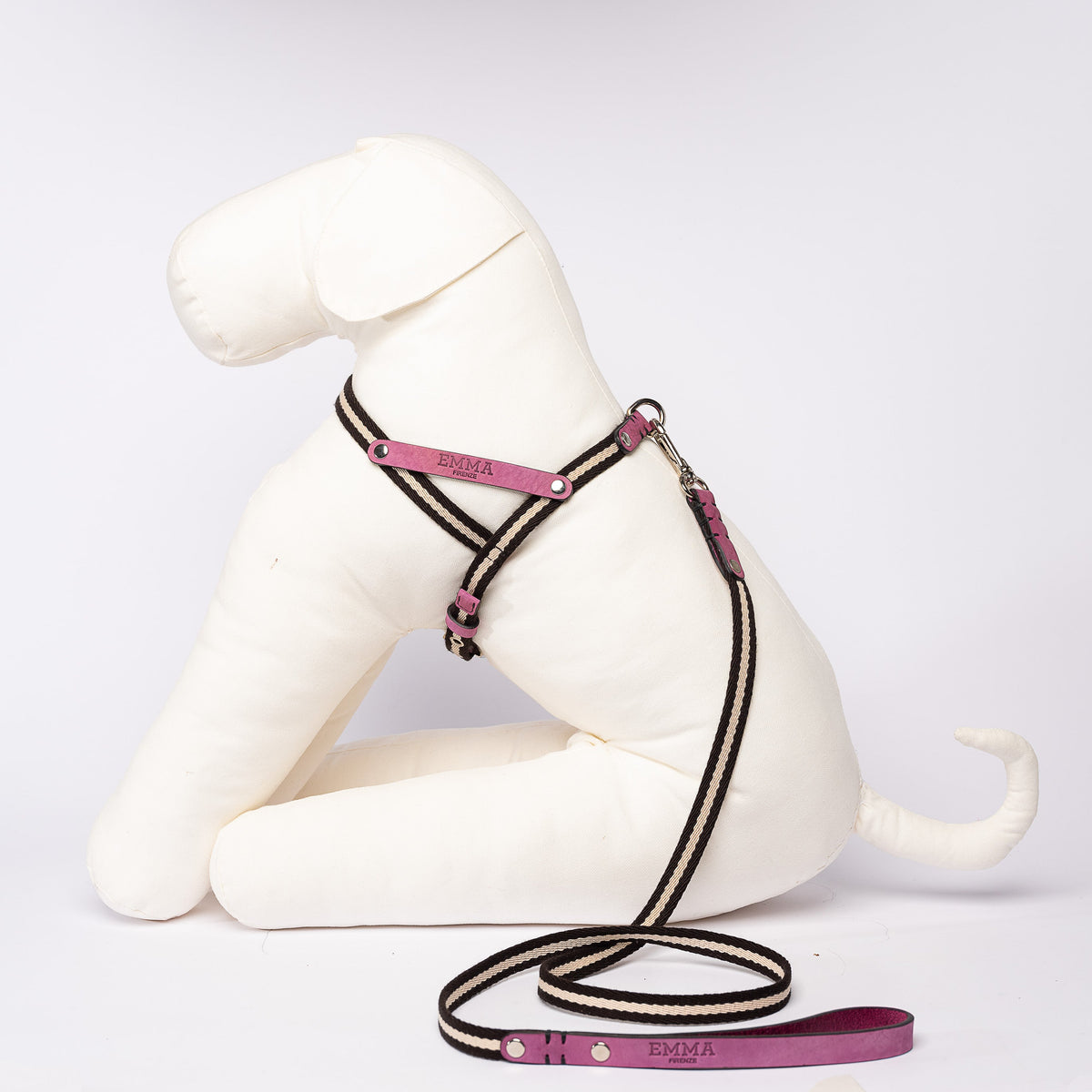 Nubuck Fuchsia-Leash