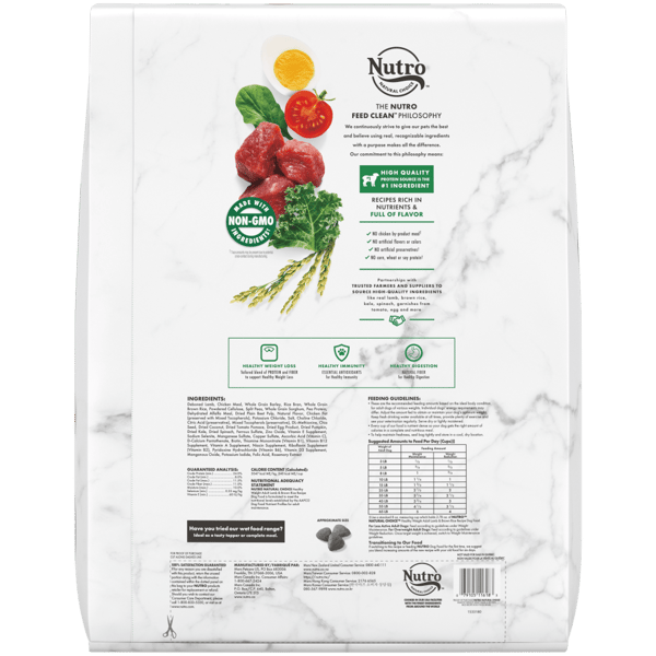 Nutro Natural Choice Healthy Weight Lamb Dry Dog Food (30lb)