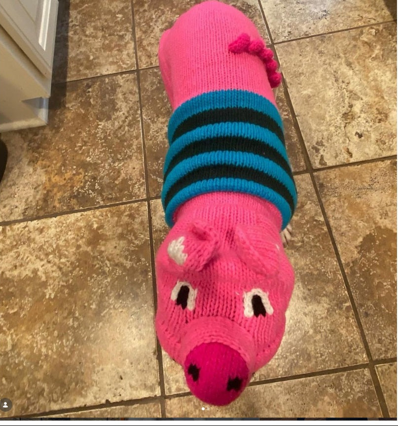 Chilly Dog Pink Piggy Hoodie Dog Sweater