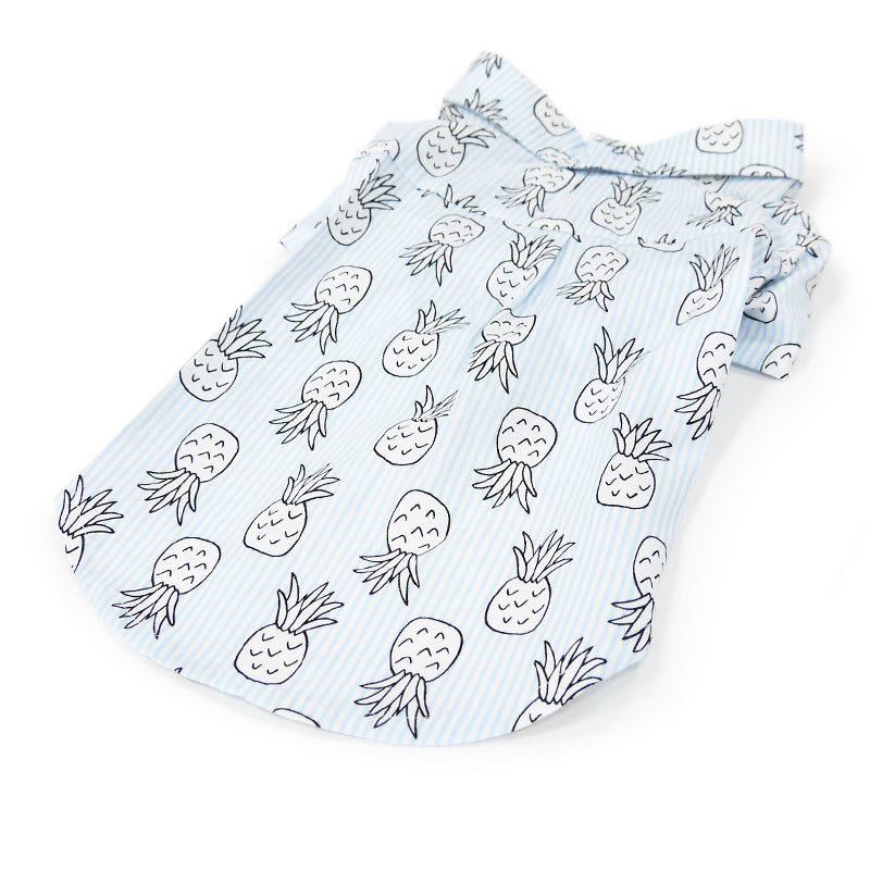 DOGO Pineapple Striped Dog Shirt