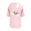 Hello Doggie Bicycle Dog Sweater Satin Handmade Sweaters