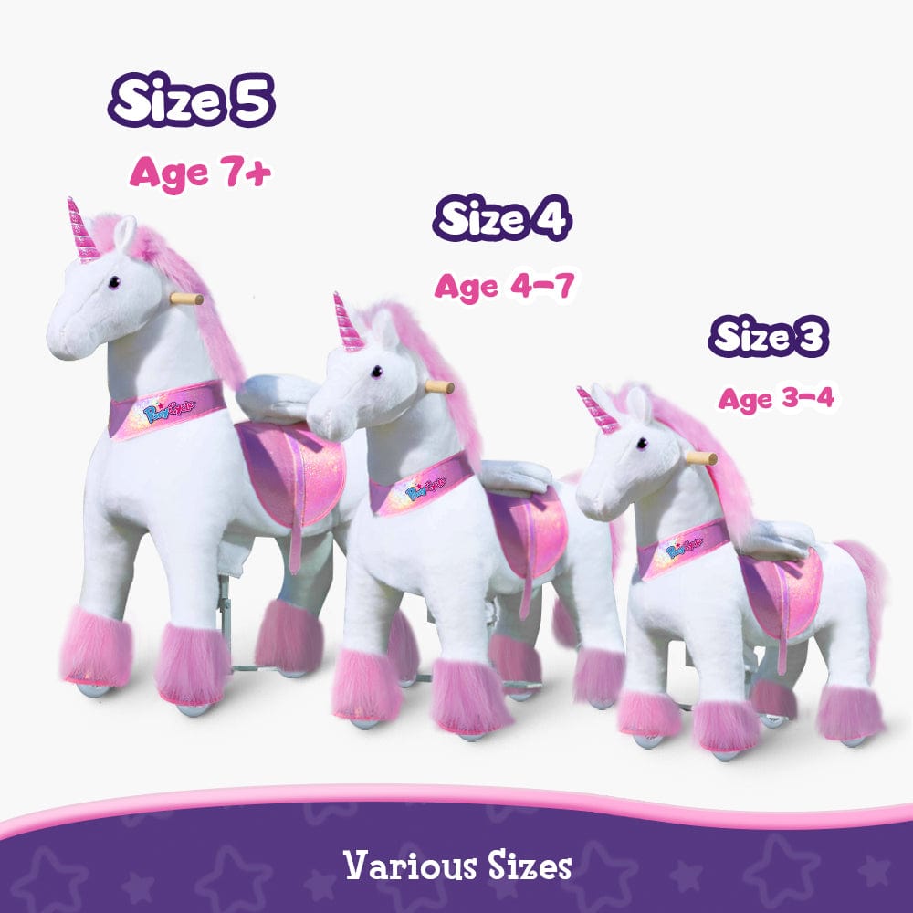 Model U Ride-On Unicorn Age 4-7 Pink