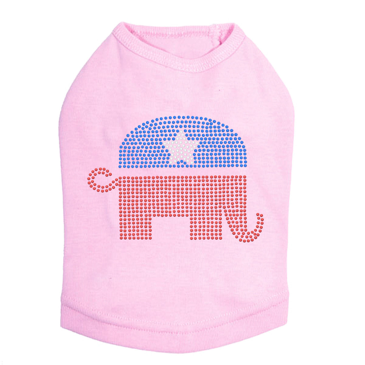 Patriotic Elephant - Dog Tank
