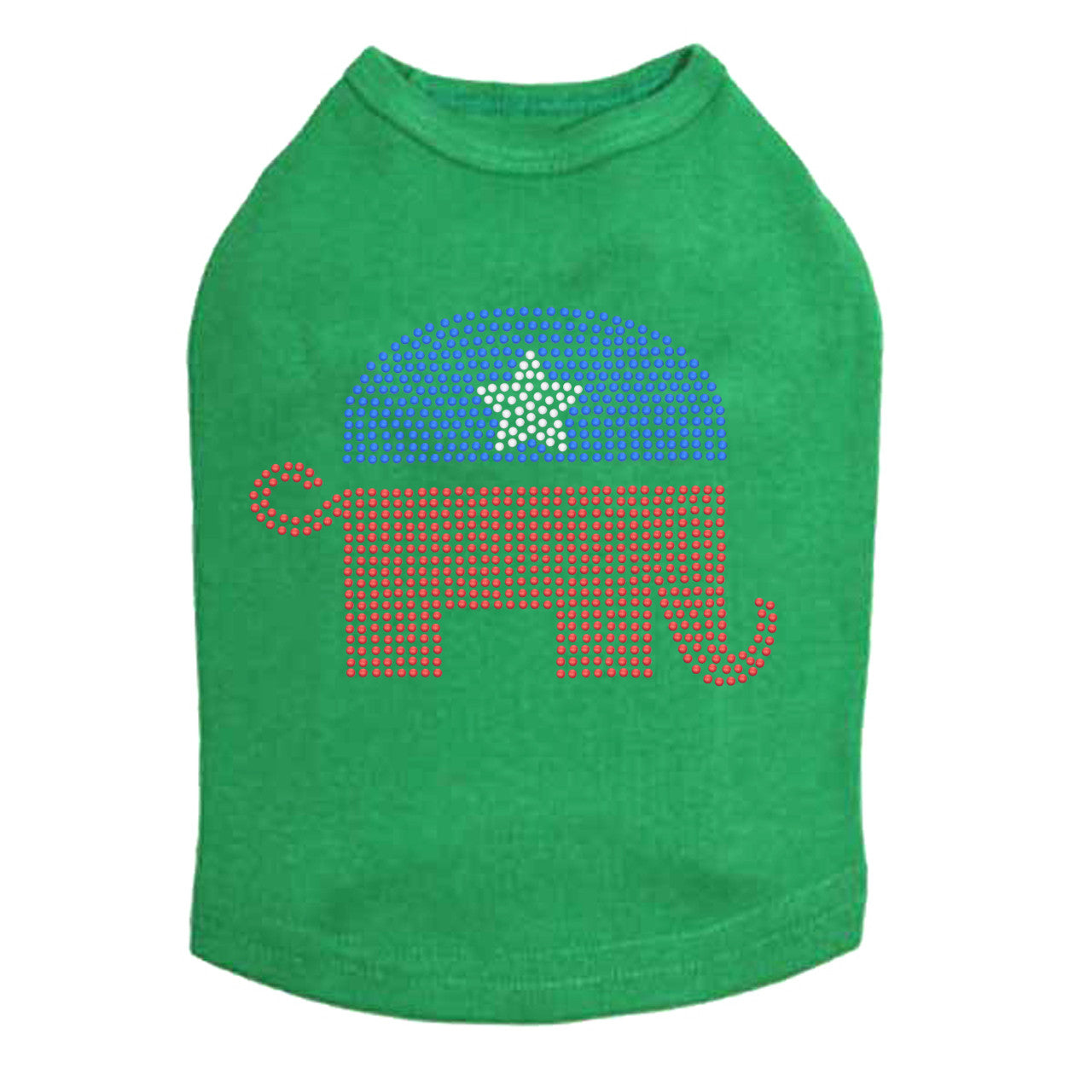 Patriotic Elephant - Dog Tank