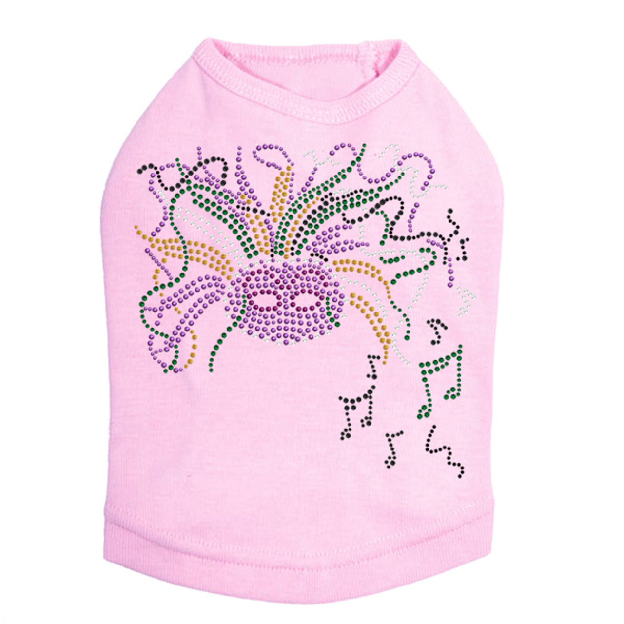 Mask with Music Notes - Dog Tank