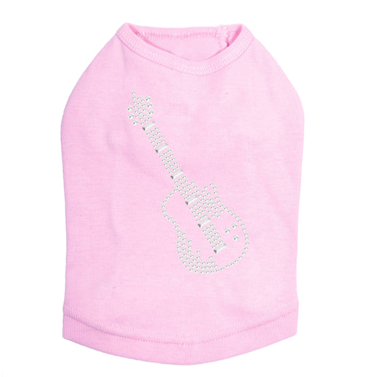 Guitar (Rhinestone) - Dog Tank