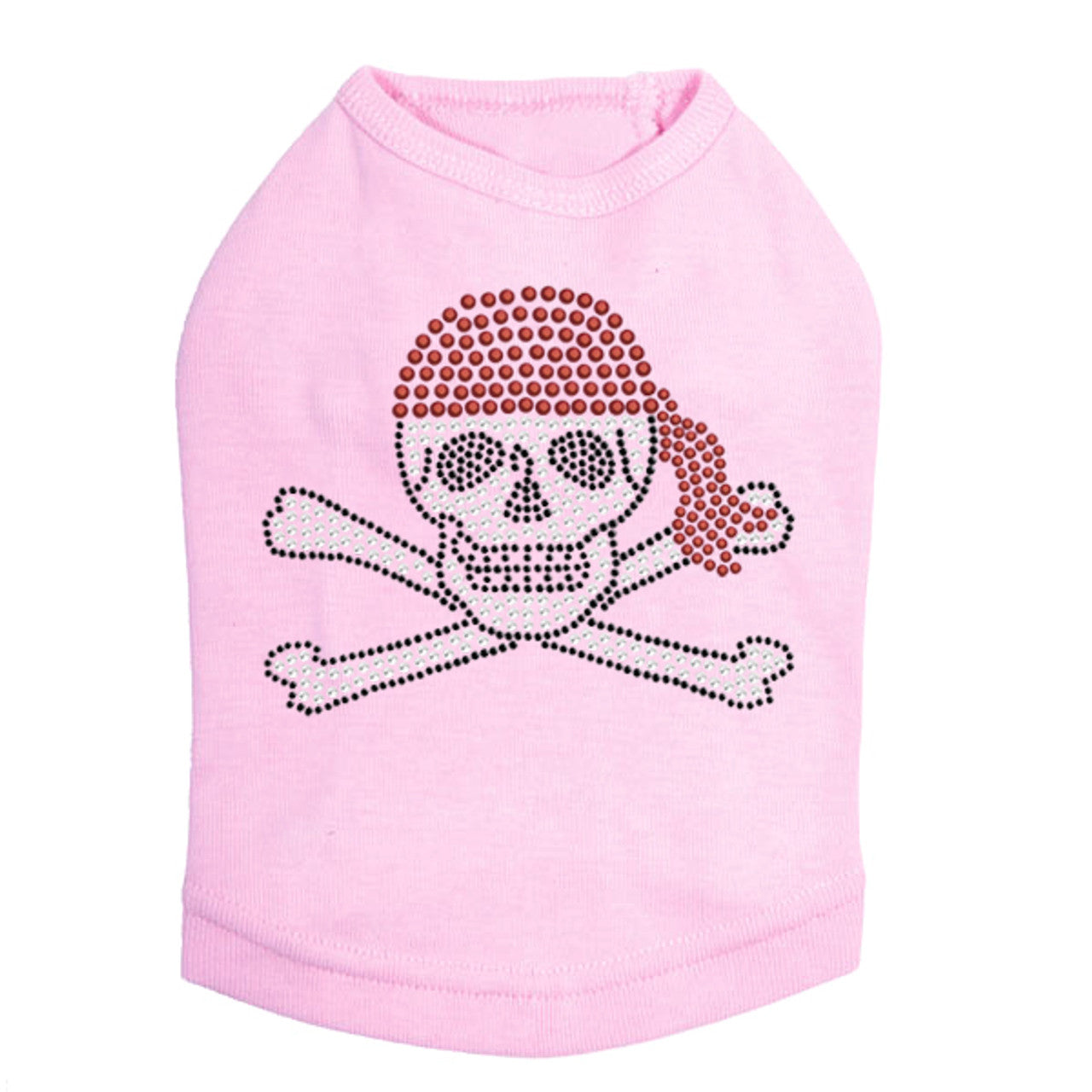 Skull with Red Bandanna- Dog Tank