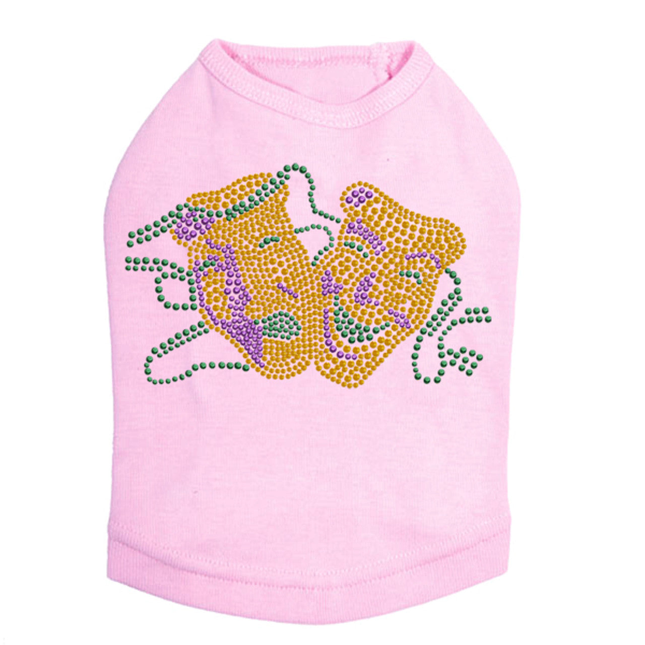 Gold Theater Comedy Tragedy Mask - Dog Tank