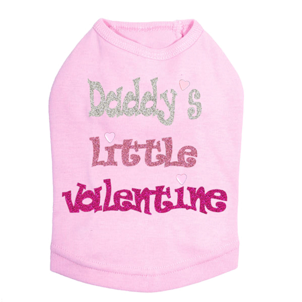 Daddys Little Valentine - Dog Tank