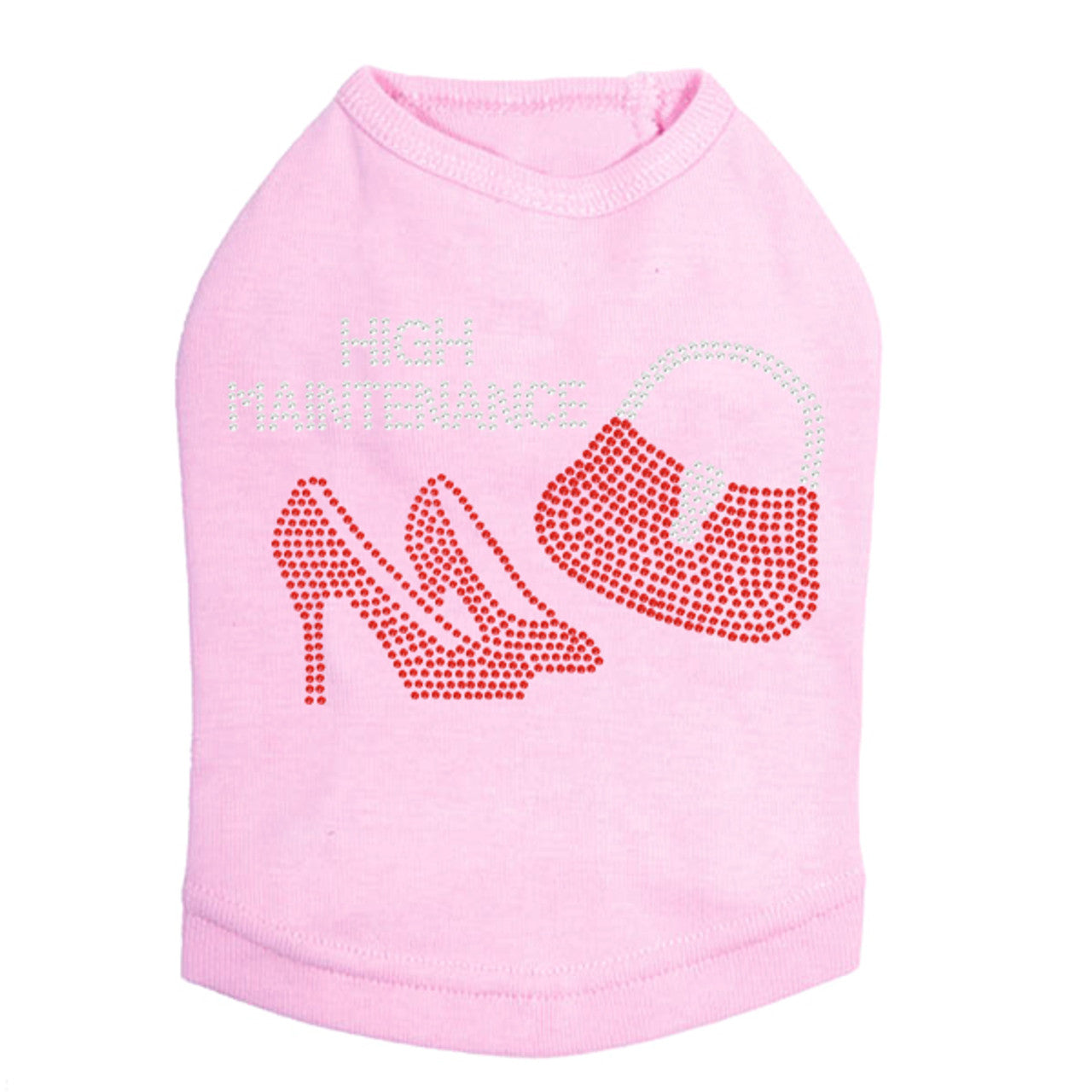 High Maintenance (Red Heels & Purse) - Dog Tank