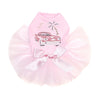 Car (Red) with Palm Tree - Custom Tutu