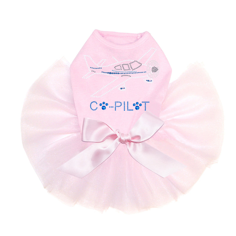 Co-Pilot Airplane (white) - Dog Custom Tutu