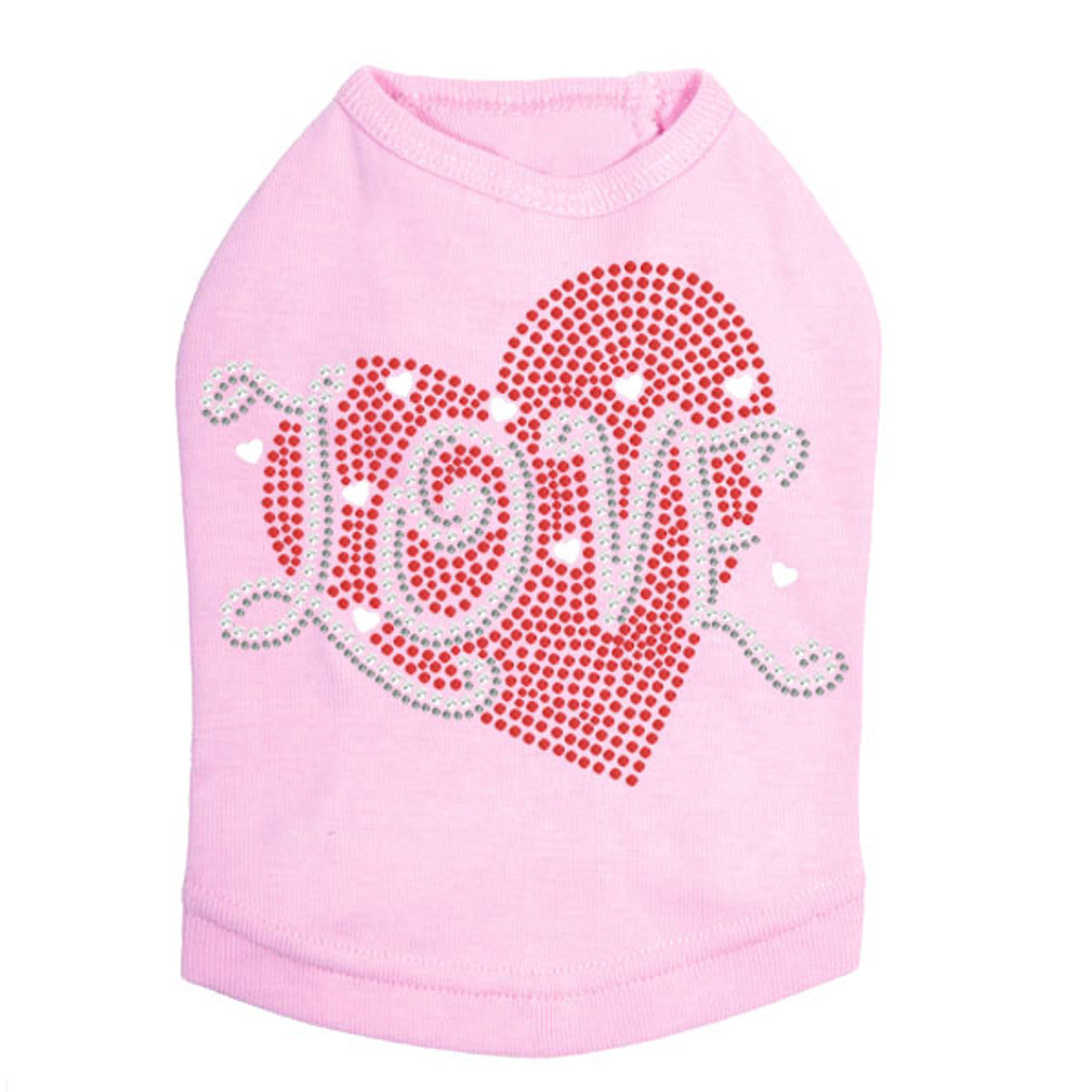 Love Red Heart - Dog Tank