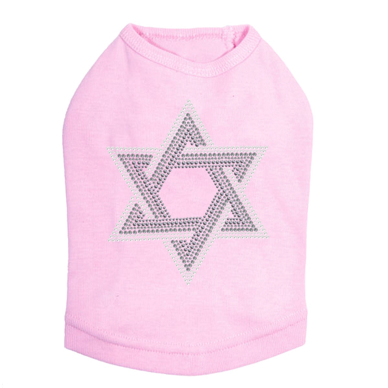 Star of David (Gray and Clear) - Dog Tank