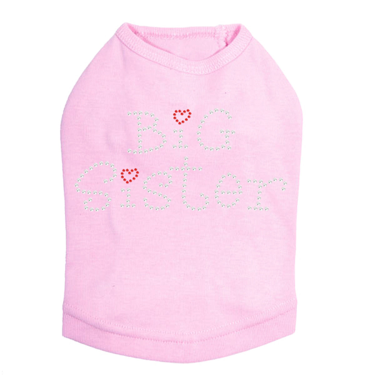 Big Sister with Red Heart - Dog Tank