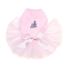 Purple & Green Christmas Trees with Austrian crystal Snowflakes - Custom Tutu