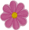 Pink Daisy 8 Petal Flower - Patch